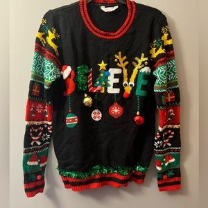 Size large no boundaries “believe” sweater